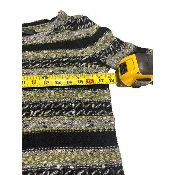 Rag and Bone New York size small striped wool blend sweater grunge chic - Picture 5 of 6